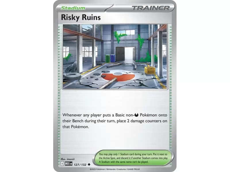 Risky Ruins (Uncommon/Reverse Holofoil) – ME01 Mega Evolution | Carta POKEMON en México