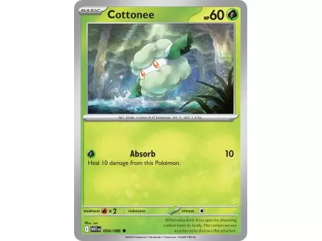 Cottonee (Common) – SV10.5 White Flare | Carta POKEMON en México