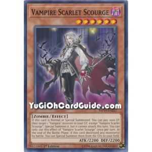 Vampire Scarlet Scourge (Common) – 2019 Gold Sarcophagus Mega Pack | Carta YUGIOH en México