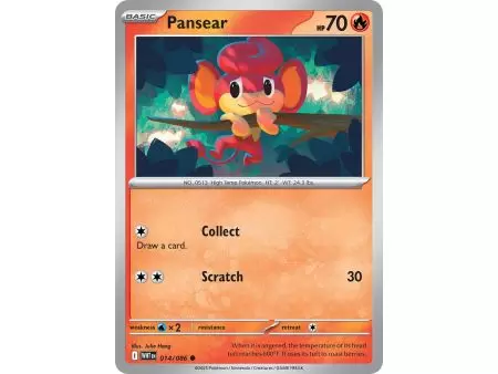 Pansear (Common) – SV10.5 White Flare | Carta POKEMON en México