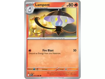 Lampent (Common) – SV10.5 White Flare | Carta POKEMON en México