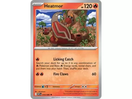 Heatmor (Uncommon) – SV10.5 White Flare | Carta POKEMON en México