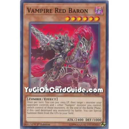 Vampire Red Baron (Common) – 2019 Gold Sarcophagus Mega Pack | Carta YUGIOH en México