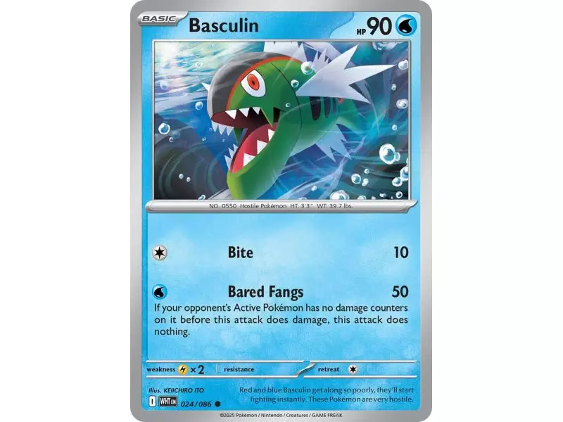 Basculin (Common) – SV10.5 White Flare | Carta POKEMON en México