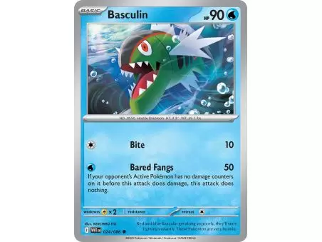 Basculin (Common) – SV10.5 White Flare | Carta POKEMON en México