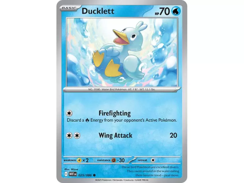 Ducklett (Common) – SV10.5 White Flare | Carta POKEMON en México