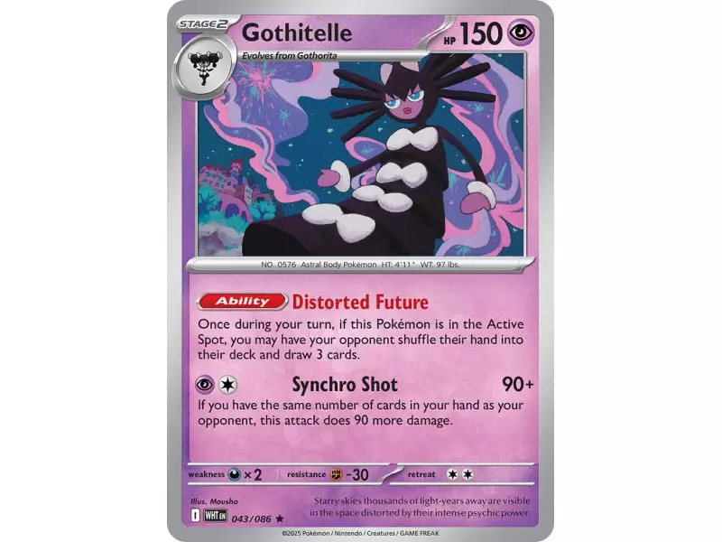 Gothitelle (Rare Holofoil) – SV10.5 White Flare | Carta POKEMON en México