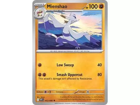 Mienshao (Uncommon) – SV10.5 White Flare | Carta POKEMON en México