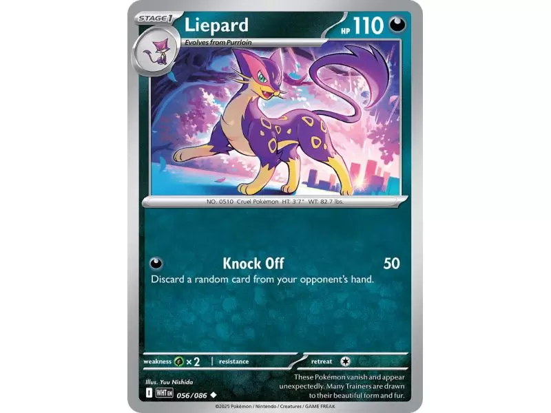 Liepard (Uncommon) – SV10.5 White Flare | Carta POKEMON en México
