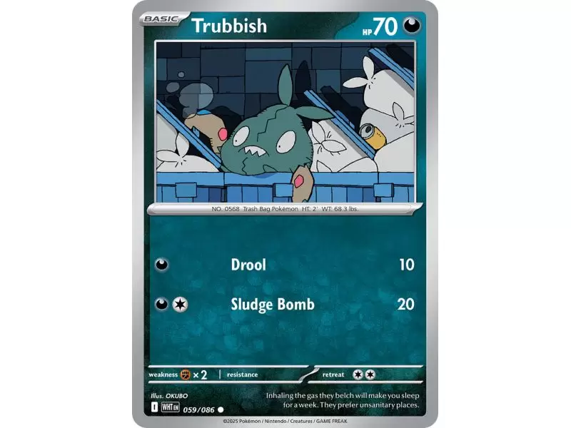 Trubbish (Common) – SV10.5 White Flare | Carta POKEMON en México