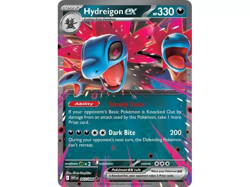 Hydreigon ex (Double Rare) – SV10.5 White Flare | Carta POKEMON en México