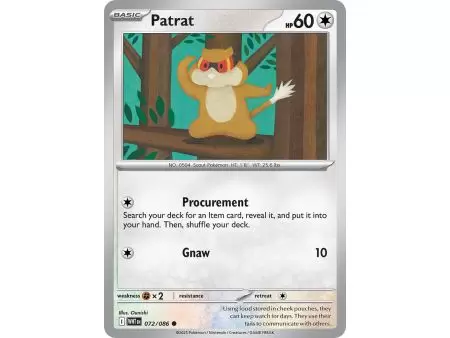 Patrat (Common) – SV10.5 White Flare | Carta POKEMON en México