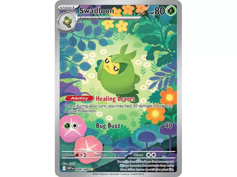 Swadloon (Illustration Rare) – SV10.5 White Flare | Carta POKEMON en México