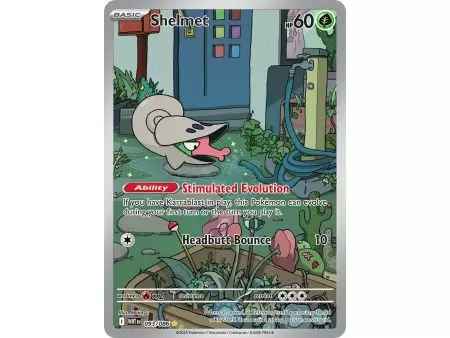 Shelmet (Illustration Rare) – SV10.5 White Flare | Carta POKEMON en México