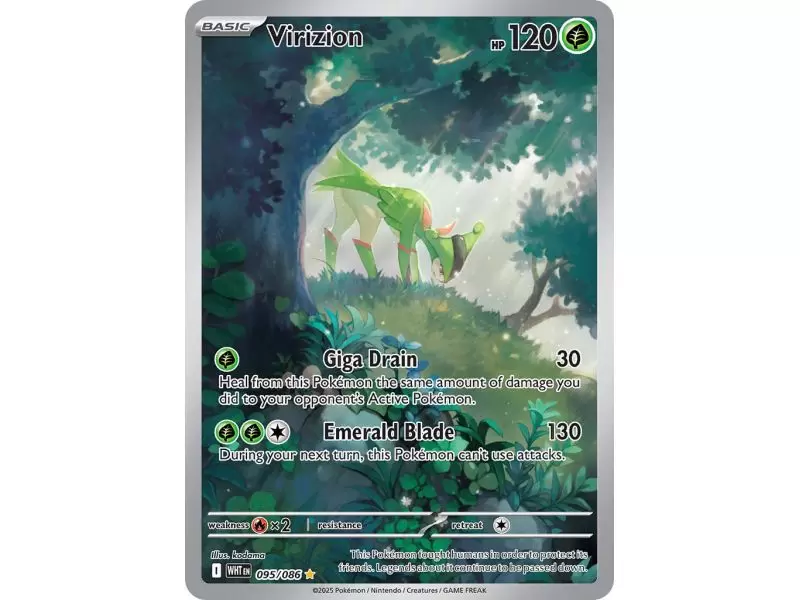 Virizion (Illustration Rare) – SV10.5 White Flare | Carta POKEMON en México