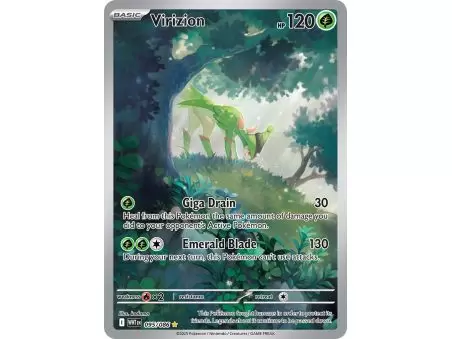 Virizion (Illustration Rare) – SV10.5 White Flare | Carta POKEMON en México