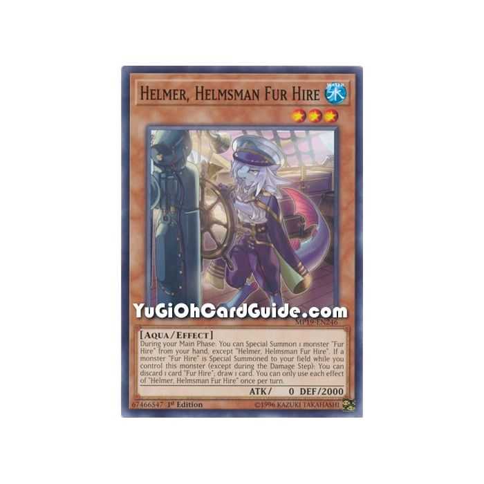 Helmer, Helsman Fur Hire (Common) – 2019 Gold Sarcophagus Mega Pack | Carta YUGIOH en México