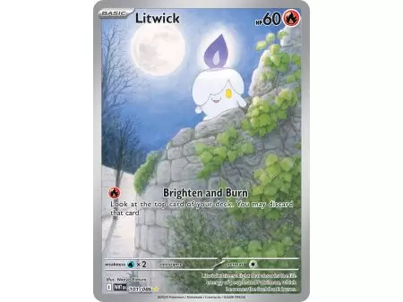 Litwick (Illustration Rare) – SV10.5 White Flare | Carta POKEMON en México