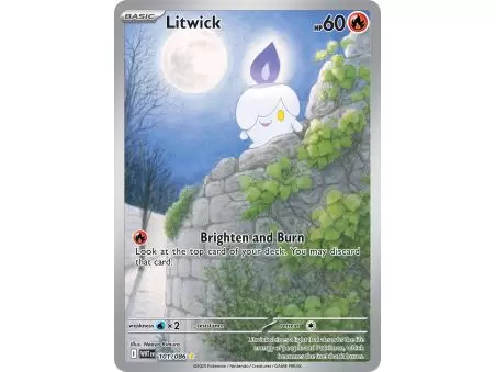 Litwick (Illustration Rare) – SV10.5 White Flare | Carta POKEMON en México