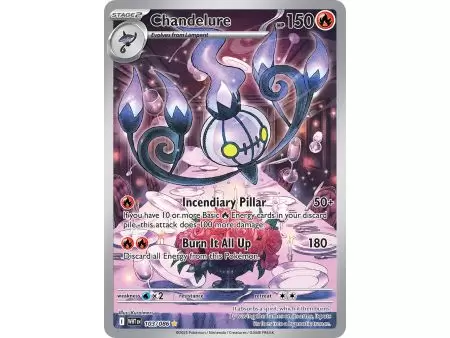 Chandelure (Illustration Rare) – SV10.5 White Flare | Carta POKEMON en México
