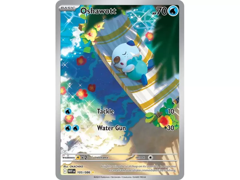 Oshawott (Illustration Rare) – SV10.5 White Flare | Carta POKEMON en México