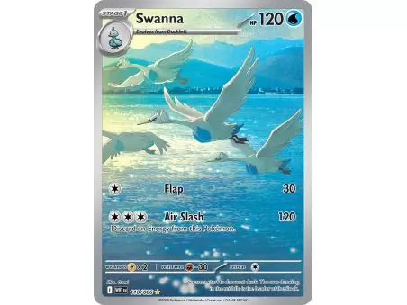 Swanna (Illustration Rare) – SV10.5 White Flare | Carta POKEMON en México