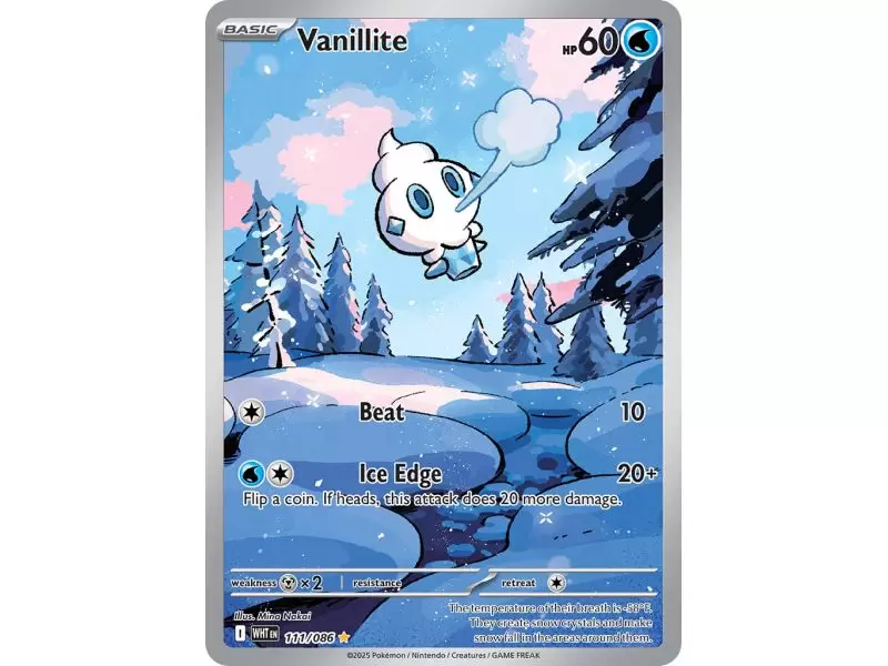 Vanillite (Illustration Rare) – SV10.5 White Flare | Carta POKEMON en México