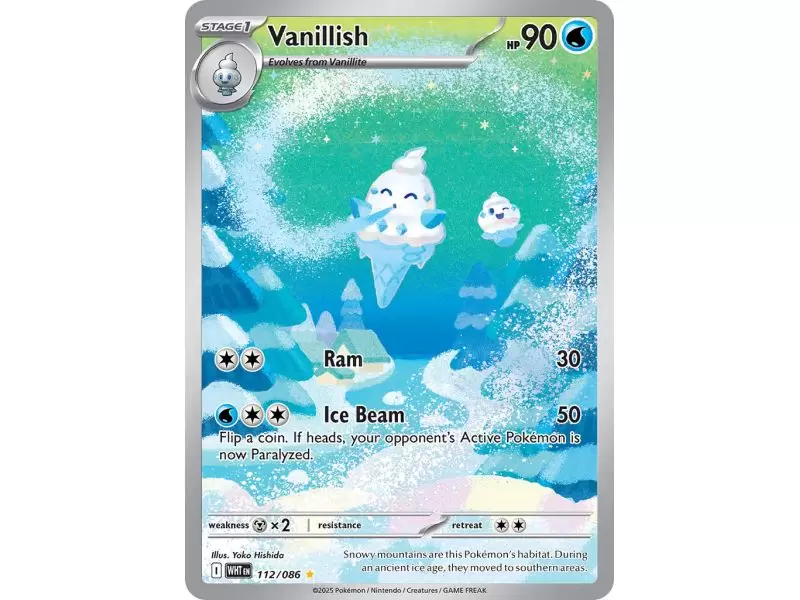 Vanillish (Illustration Rare) – SV10.5 White Flare | Carta POKEMON en México