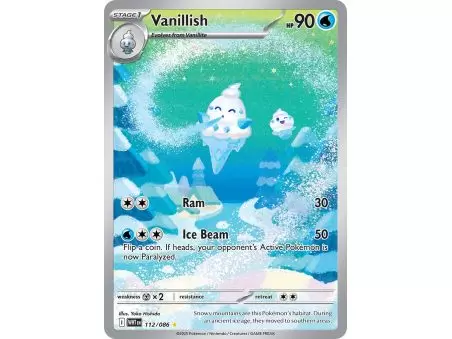 Vanillish (Illustration Rare) – SV10.5 White Flare | Carta POKEMON en México