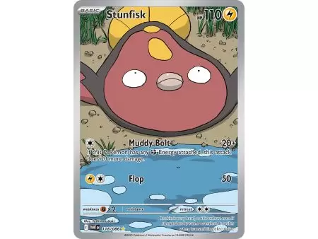 Stunfisk (Illustration Rare) – SV10.5 White Flare | Carta POKEMON en México