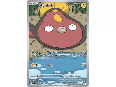 Stunfisk (Illustration Rare) – SV10.5 White Flare | Carta POKEMON en México
