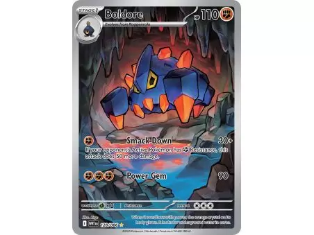 Boldore (Illustration Rare) – SV10.5 White Flare | Carta POKEMON en México