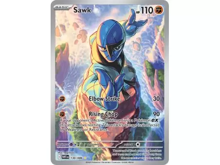 Sawk (Illustration Rare) – SV10.5 White Flare | Carta POKEMON en México