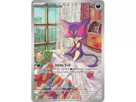 Purrloin (Illustration Rare) – SV10.5 White Flare | Carta POKEMON en México