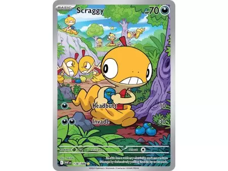 Scraggy (Illustration Rare) – SV10.5 White Flare | Carta POKEMON en México
