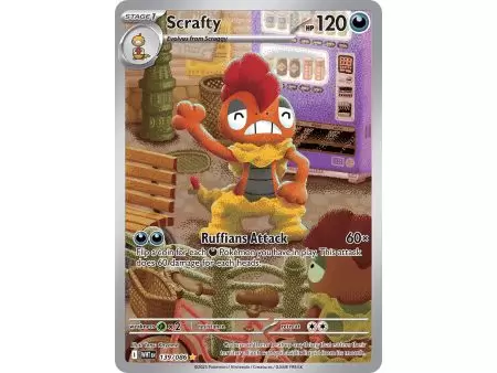 Scrafty (Illustration Rare) – SV10.5 White Flare | Carta POKEMON en México