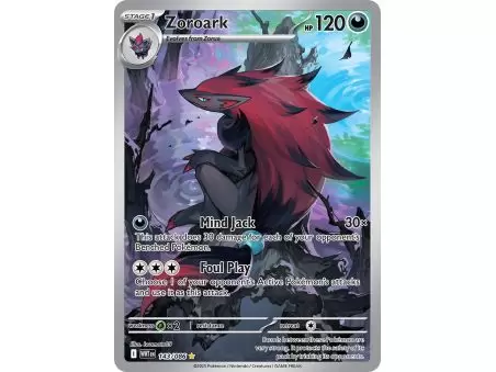 Zoroark (Illustration Rare) – SV10.5 White Flare | Carta POKEMON en México