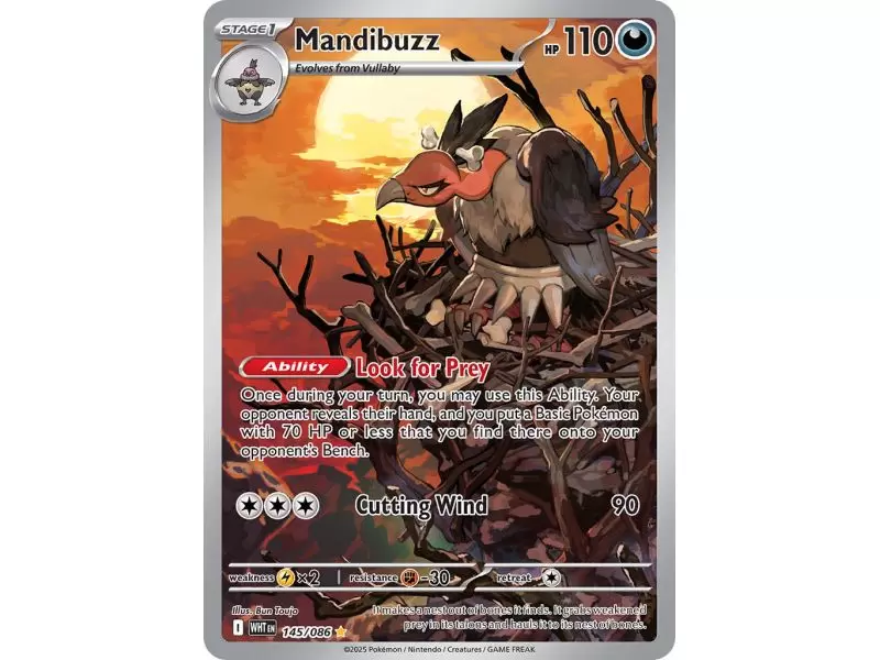 Mandibuzz (Illustration Rare) – SV10.5 White Flare | Carta POKEMON en México