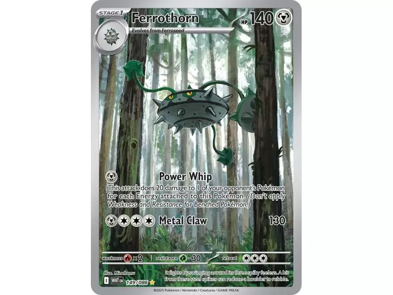 Ferrothorn (Illustration Rare) – SV10.5 White Flare | Carta POKEMON en México