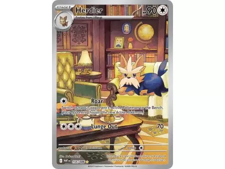 Herdier (Illustration Rare) – SV10.5 White Flare | Carta POKEMON en México
