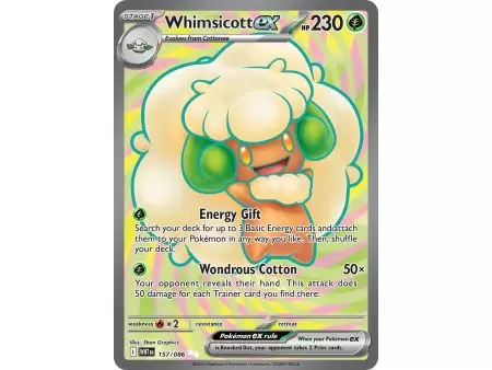 Whimsicott ex (Ultra Rare) – SV10.5 White Flare | Carta POKEMON en México