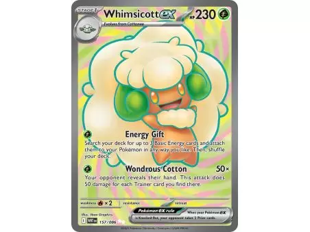 Whimsicott ex (Ultra Rare) – SV10.5 White Flare | Carta POKEMON en México