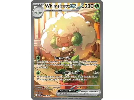 Whimsicott ex (Special Illustration Rare) – SV10.5 White Flare | Carta POKEMON en México