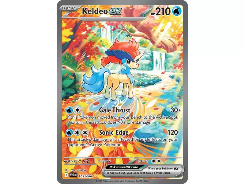 Keldeo ex (Special Illustration Rare) – SV10.5 White Flare | Carta POKEMON en México