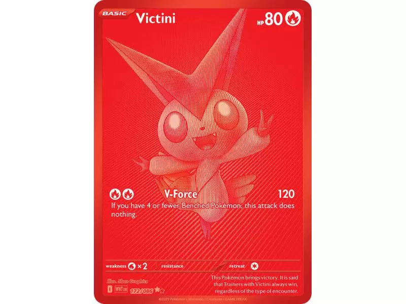 Victini (Black White Rare) – SV10.5 White Flare | Carta POKEMON en México