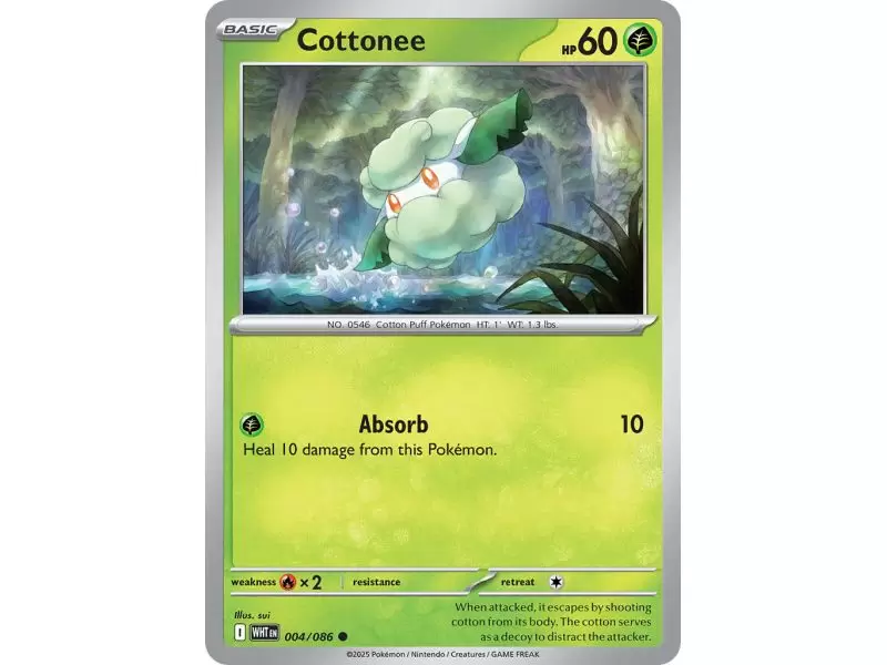 Cottonee (Master Ball Pattern) – SV10.5 White Flare | Carta POKEMON en México
