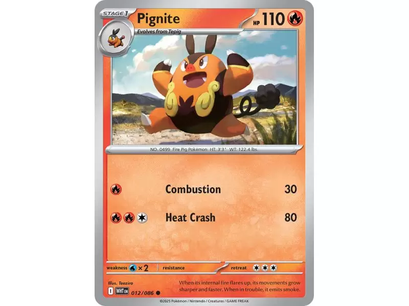 Pignite (Master Ball Pattern) – SV10.5 White Flare | Carta POKEMON en México