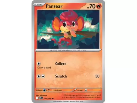 Pansear (Master Ball Pattern) – SV10.5 White Flare | Carta POKEMON en México