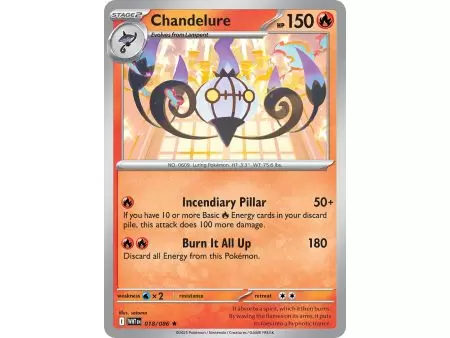 Chandelure (Master Ball Pattern) – SV10.5 White Flare | Carta POKEMON en México