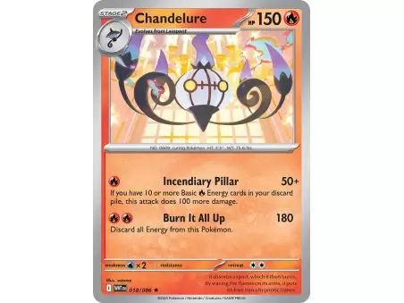 Chandelure (Master Ball Pattern) – SV10.5 White Flare | Carta POKEMON en México